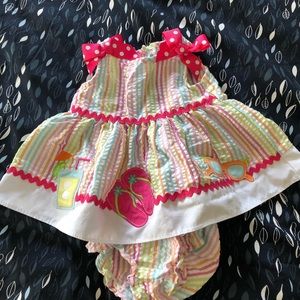 Precious Good Lad Striped 6 mo Summer Dress!